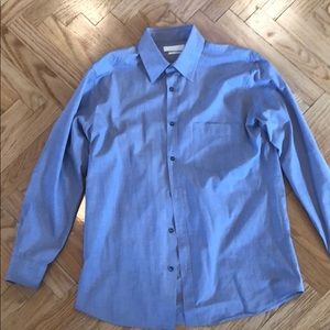 Alexander McQueen 2005 Blue purple button shirt L